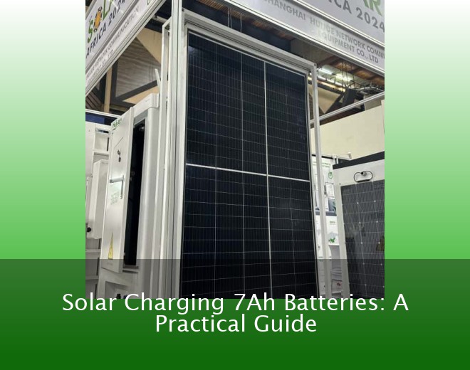 Solar Charging 7Ah Batteries: A Practical Guide